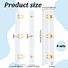 4 Pairs Stainless Steel Corset Busk DIY-BC0017-51B-2
