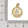 304 Stainless Steel Rhinestone Pendants STAS-A140-05C-G-3
