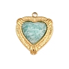 Natural Amazonite Faceted Pendants GG-CBA52DC-01A-G-1