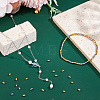 80Pcs 2 Colors 304 Stainless Steel Beads STAS-DC0017-53-4