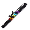 Chakra Round Glass Bead Braided Bracelets ZS1375-5