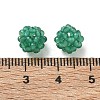 Natural Green Onyx Agate(Dyed & Heated) Woven Beads GG-CBA2E9C-F13-01A-3