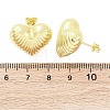 Brass Stud Earrings EJEW-Q015-18G-5