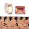 Electroplate K9 Glass Rhinestone Cabochons RGLA-M016-G04-AM-4