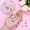 50Pcs UV Plating Acrylic Beads PACR-YW0001-40-5