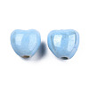 Glazed Porcelain Beads PORC-T007-21-07-2