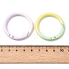 Spray Paint Alloy Spring Gate Rings FIND-C086-03C-3