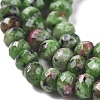 Dyed Natural Malaysia Jade Rondelle Beads Strands G-E316-2x4mm-43-3