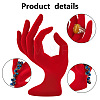 Resin Mannequin Hand Jewelry Display Holder Stands RDIS-WH0009-015B-4