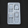 Phone DIY Silicone Quicksand Molds DIY-G079-06A-3