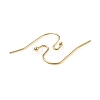 Brass Earring Hooks KK-C024-12KCG-3