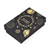 Gold Stamping Planet Cardboard Jewelry Packaging Boxes CON-T002-01B-1