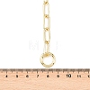 Brass Paperclip Chain Y Lariat Necklaces NJEW-H087-06E-G-5