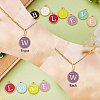 120Pcs 12 Colors Golden Plated Alloy Charms ENAM-SZ0001-64W-6