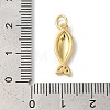 Rack Plating Brass Clear Cubic Zirconia Pendants KK-Z056-33G-02-3