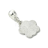 Platinum Tone Alloy Enamel European Dangle Charms PALLOY-JF03232-5