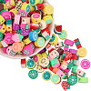 350Pcs Fruit Handmade Polymer Clay Beads CLAY-PA0001-05-1