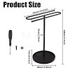 Iron Towel Holder Stand AJEW-WH0609-936-2