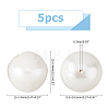 5Pcs Baroque Natural Keshi Pearl Beads PEAR-HS0001-09-2