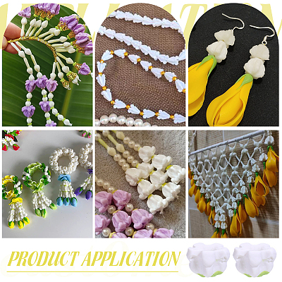 100Pcs Handmade Polymer Clay Beads CLAY-PH0002-17-1