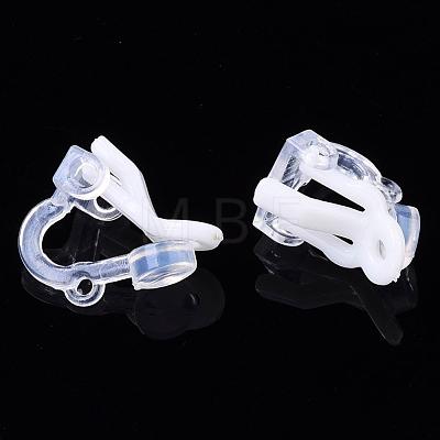 Plastic Clip-on Earring Findings FIND-Q001-02A-1
