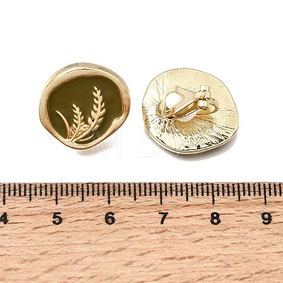 Alloy Enamel Clip-on Earrings EJEW-G466-10G-1