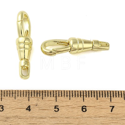 Brass Lobster Claw Clasps KK-B089-25G-1