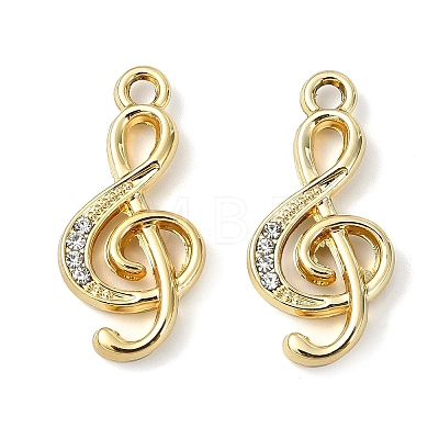 Alloy Crystal Rhinestone Pendants ALRI-T012-02G-1