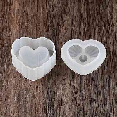 Heart DIY Candle Cup Silicone Molds DIY-Q037-11B-1