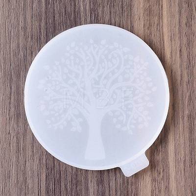 Tree of Life DIY Silicone Coaster Molds DIY-E073-03A-1