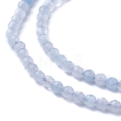 Natural Aquamarine Beads Strands G-F619-05-3mm-1