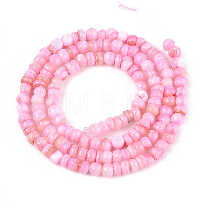 Natural Freshwater Shell Dyed Beads Strands SHEL-T020-29A-06-1