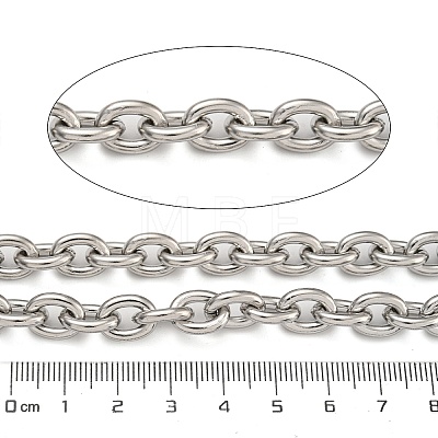 304 Stainless Steel Cable Chains CHS-G038-06P-1