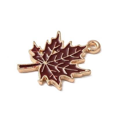 Thanksgiving Day Theme Alloy Enamel Pendants ENAM-M002-03G-04-1