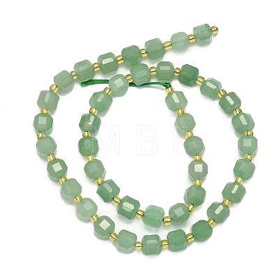 Natural Green Aventurine Beads Strands G-I376-D39-01-1