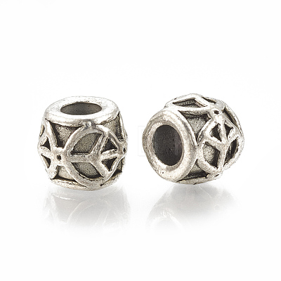 Alloy European Beads MPDL-S066-047-1