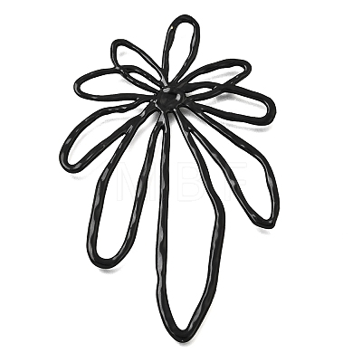 Spray Painted Alloy Big Pendants AL-CBA31C4-06A-1