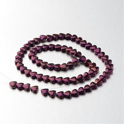 Electroplate Non-magnetic Synthetic Hematite Bead Strands G-F300-22A-04-1