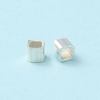 925 Sterling Silver Tube Beads STER-P053-07A-S-1