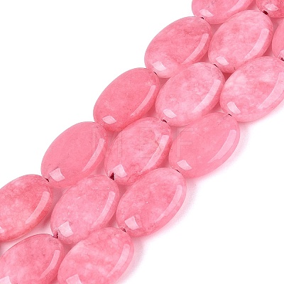 Dyed Natural White Jade Beads Strands G-N370-01A-11-1