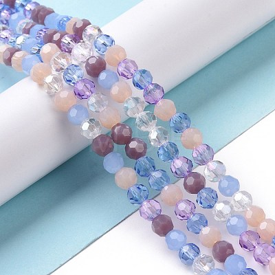 Glass Beads Strands GLAA-E036-09B-1