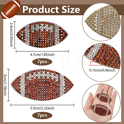 14Pcs 2 Styles Glass Hotfix Rhinestone DIY-NB0015-48-1