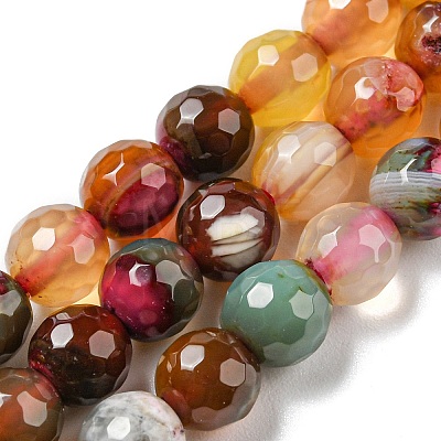 Natural Agate Beads Strands X-G-C082-A01-01-1