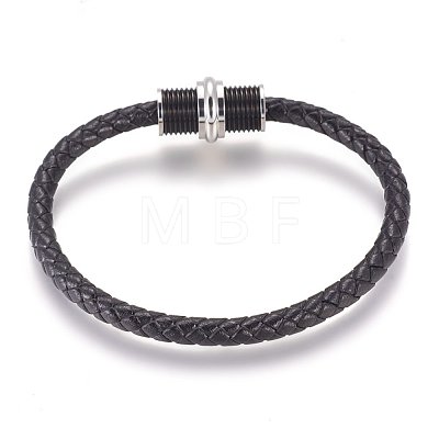 Leather Cord Bracelets BJEW-F349-07BP-1