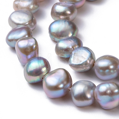 Natural Cultured Freshwater Pearl Beads Strands PEAR-R064-24-1