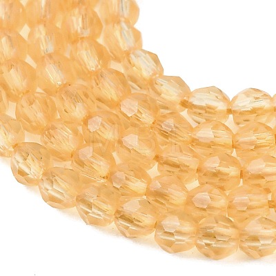 Transparent Glass Beads Strands GLAA-F094-A10-1