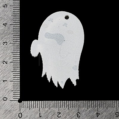 Halloween Printing Acrylic Pendants FIND-K017-05H-1