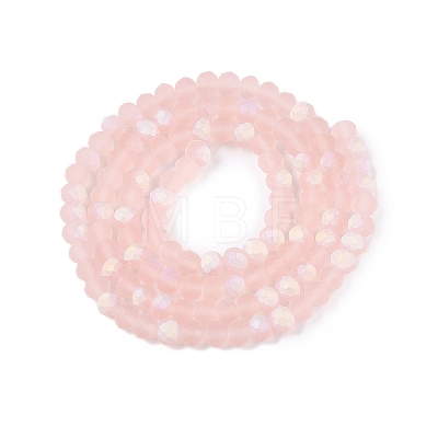 Transparent Glass Beads Strands EGLA-A044-T4mm-MB22-1