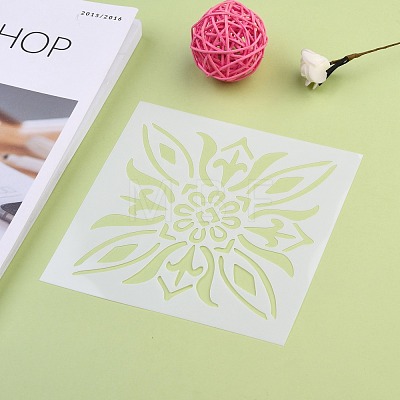 Reusable Drawing Painting Stencils Templates DIY-WH0059-05I-1