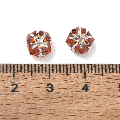 Brass & Glass Beads GL-CBA12D7-02S-01-1